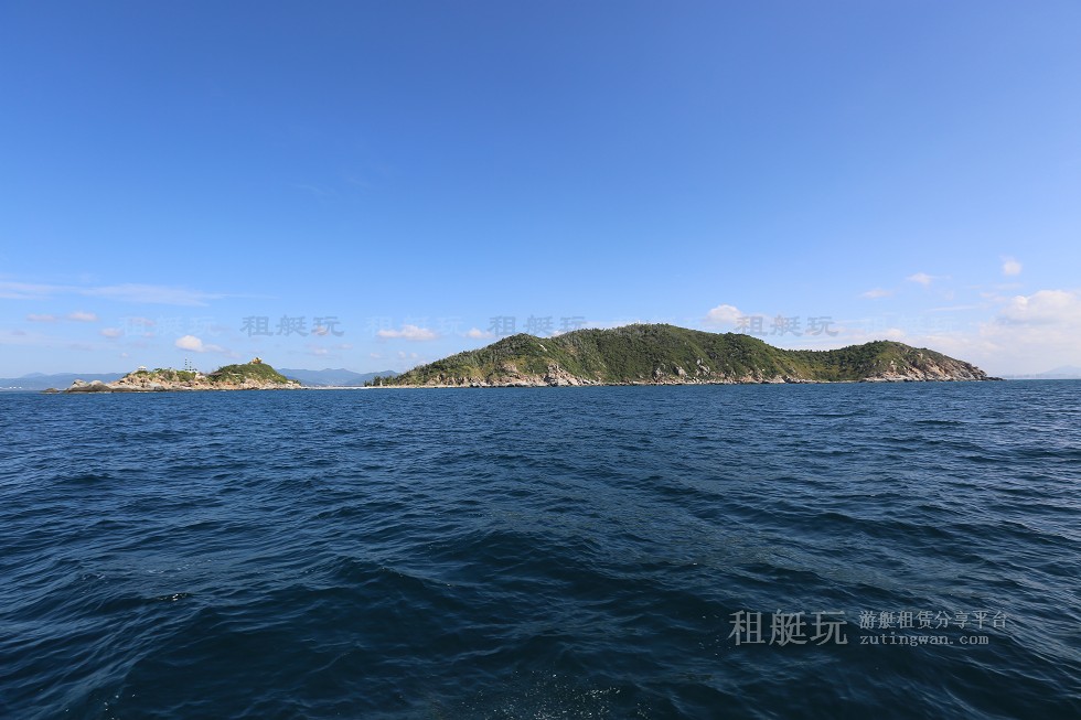 三亞旅游游艇租賃，三亞港至西島航線